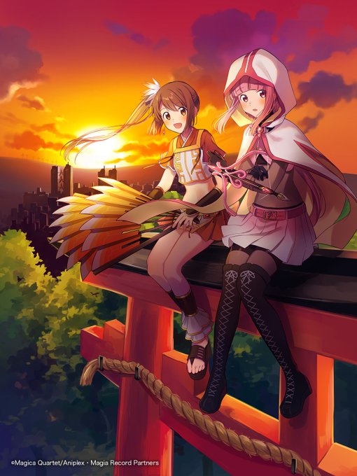 「orange sky sitting」 illustration images(Latest)