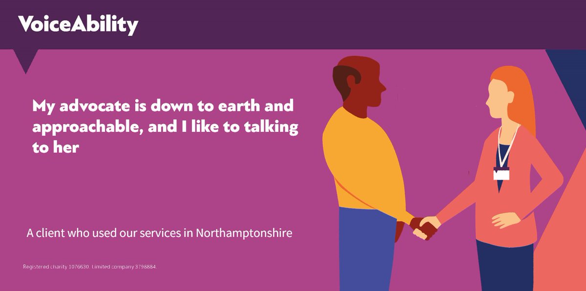 Our clients appreciate that our #advocates are independent and don't work for the NHS, Care Homes or the Local Authority #FeedbackFriday