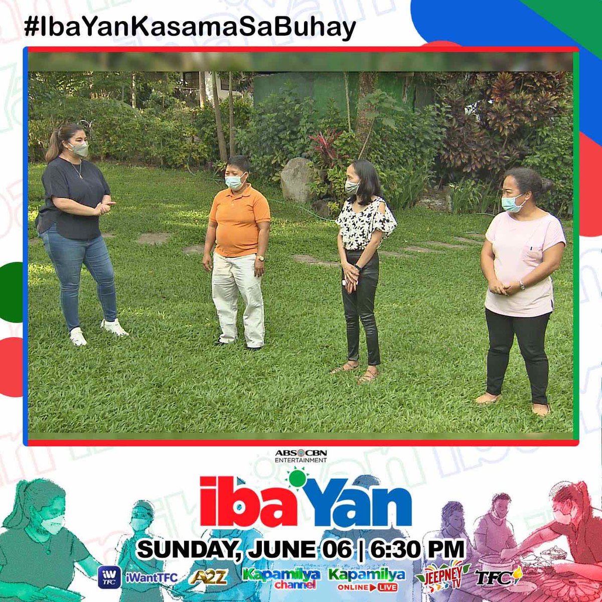 ibaYanPH's tweet photo. Ano nga ba ang nakahandang sorpresa ng Team #IbaYan at ni Angel Locsin para sa ating mga IbaYaning Kasambahay? 

Abangan ngayong Linggo sa #IbaYanKasamaSaBuhay, 6:30PM sa Kapamilya Channel, Kapamilya Online Live, iWantTFC, TFC, JeepneyTV at A2Z Channel 11! https://t.co/iKZV3xHS6F