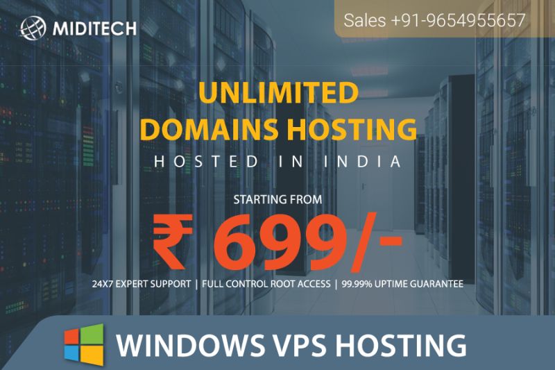 MidiTechHosting's tweet image. Unlimited Domains Hosting Just ₹699/-
Call ✆ +91-9654955657 for more information or visit
lnkd.in/gZJA-dy 
#unlimiteddomains #website #webhosting #web #webdevelopment #webdesign #webdeveloper #vpshosting #vps #rdphosting #windowsrdp #rdp #rdpserver #windowsvps #miditech