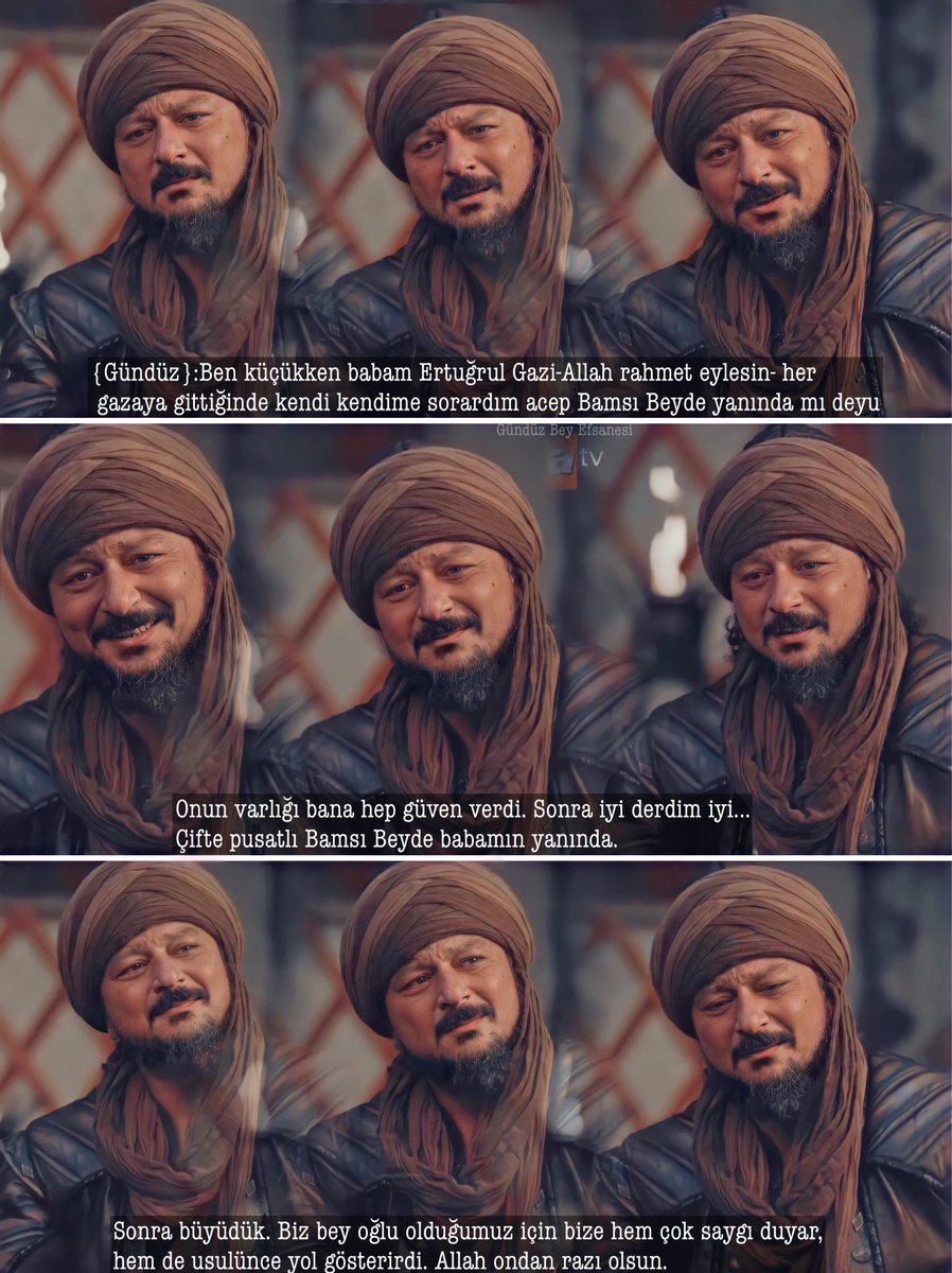 “Onun varlığı bana hep güven verdi💔” 

~Gündüz Bey’in Bamsı Bey’e Vedası~ 

#KurulusEkibi #KurulusOsman 
#GündüzBey #BamsıBey
