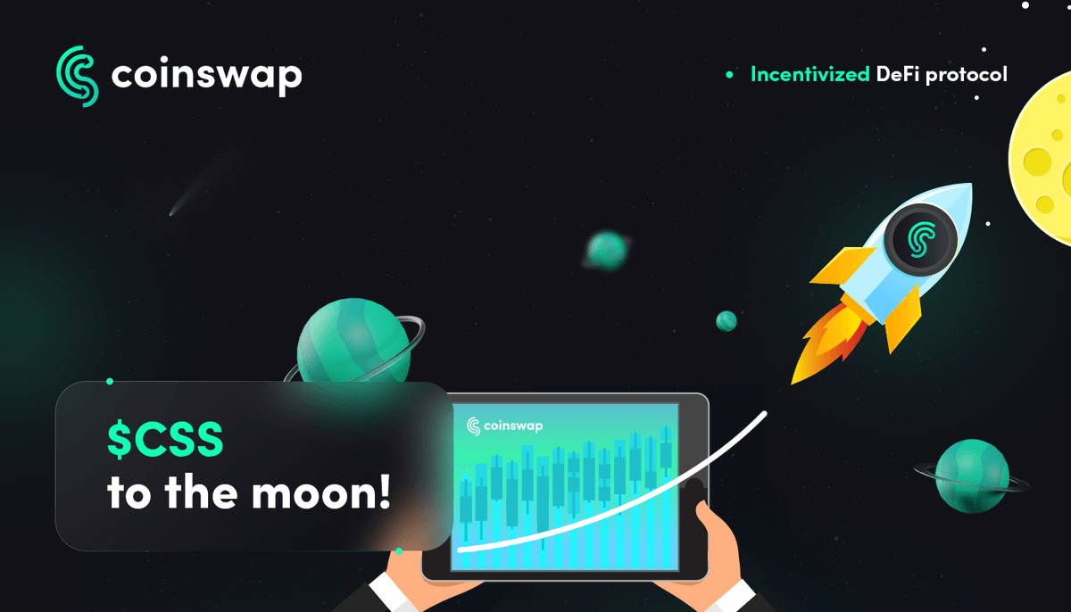 CoinSwap_Space's tweet image. $CSS will go to the moon with its integration to #Bitquery!
LPs will receive 0.17% in transaction fee.
So, that's $85m x 0.17% = $144,500 plus Yield Farming rewards.
The more Liquidity you provide, the bigger the share of 0.17% you can receive. 👏
#CoinSwapSpace @Bitquery_io