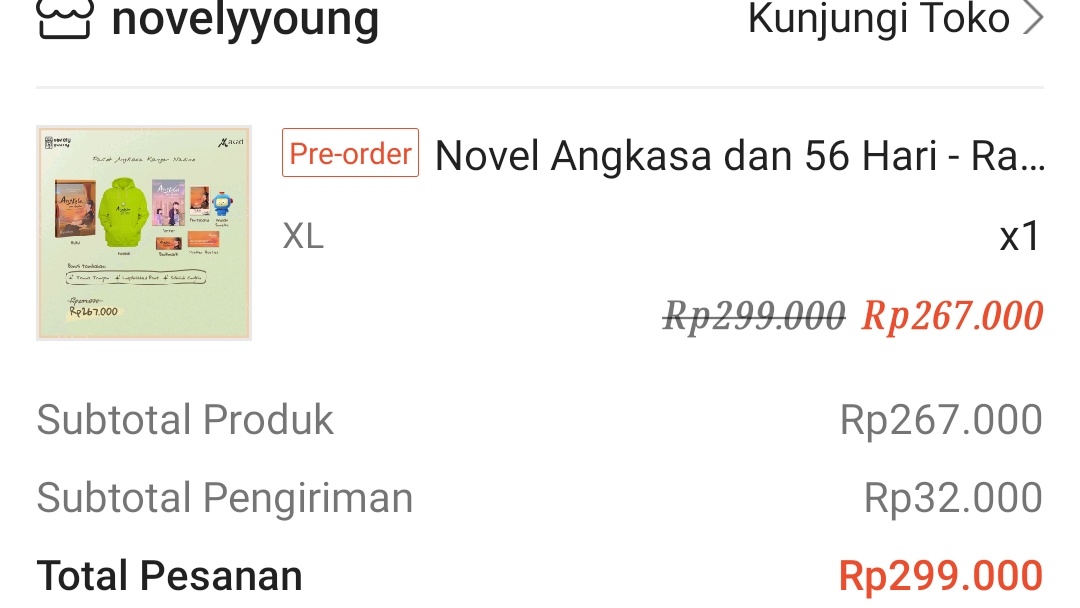 Kookumi4's tweet photo. Alhamdulillah dapet novelnya @ravinkyu #AngkasaDan56Hari https://t.co/ETv1v2CD0O