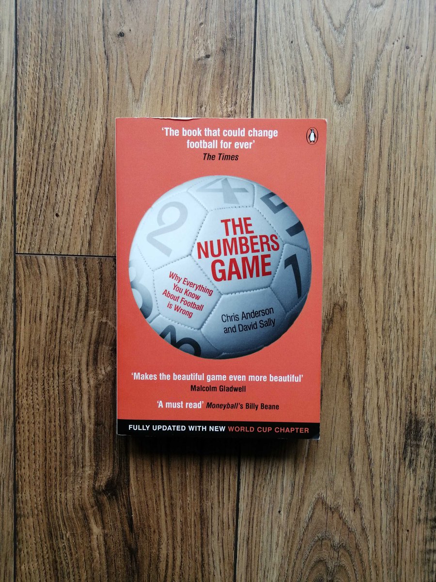 PlayerData's tweet photo. Time for this sports data company to recommend a data sports book! The Numbers Game by @soccerquant and @DavidSally6 delves into the stats behind the game. A great way to get yourself more knowledgeable on the underlying trends without needing 2 paracetamol after! #PDBookClub https://t.co/EXcWYjT4GR