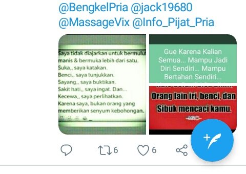 SALAH_Tapi_Baik's tweet photo. @wonwoocebentin @HackSniperACE @rahayu_sn16 @anina_faris @meongeww @kerupukgendars @BangDarkk @manketerr Dear @rahayu_sn16 @anina_faris @meongeww @wonwoocebentin @kerupukgendars @BangDarkk @insyaallahbisa_ @HackSniperACE @manketerr KaLian AdaLah Termasuk Orang-2 yg membuat saya Makin Teguh &amp; kekeuh Bertahan Terus.!

Jangan pernah Mendahului SANG PENCIPTA untuk menghakimi Hidup Orang https://t.co/sK5lr5kmFg