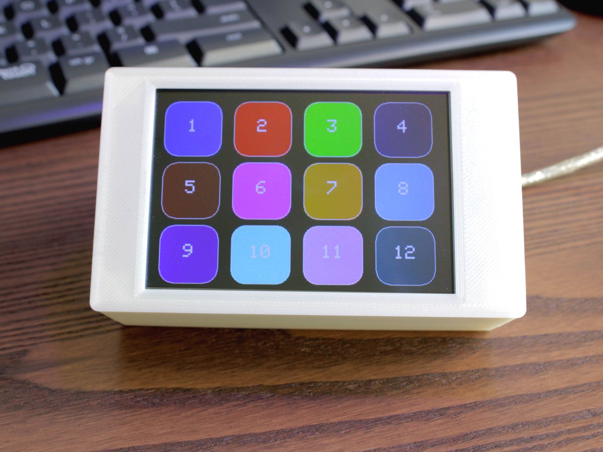 DustinWattsNL's tweet photo. I forgot to mention the other day, the #FreeTouchDeck case will also fit you Pico Matrix Touch Keyboard. I updated the @instructables and @hackadayio pages. .stl files are in the repository. https://t.co/CdbjI7oM6i