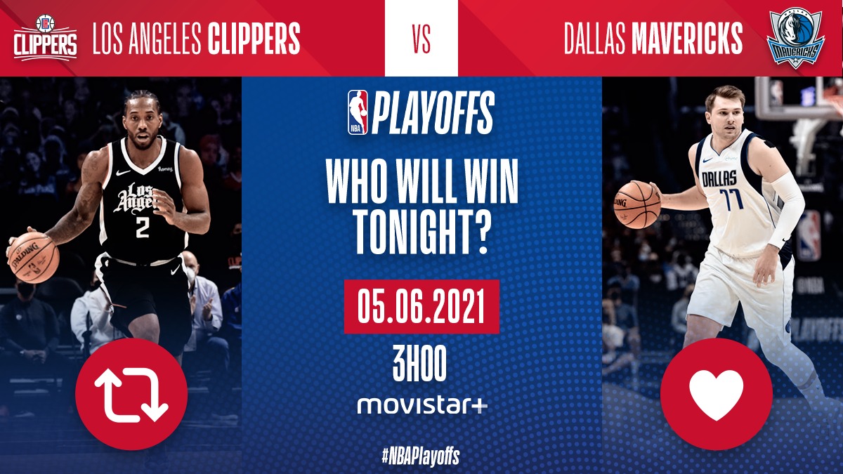Encuesta de viernes 👀

🔁RT si quieres un GAME 7 😎
💟LIKE si quieres que pasen esta noche los MAVS 🤓

#TiempoDePlayoffs