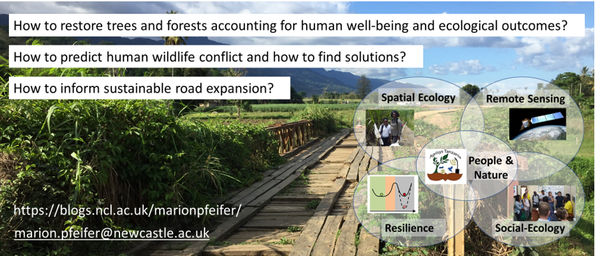 The TROPS lab <a href="/SciencesNCL/">Sciences at Newcastle</a> is working with partners in Tanzania and Kenya forest to identify ‘what to restore, when and where’ in rural human-modified landscapes in the tropics (PI @marion_pfeifer). #AgrisysTanzania #CORRESTOR #ThinkLandscape
