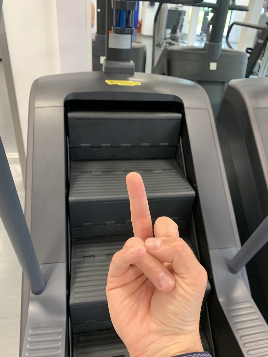 ClaireScott86's tweet photo. Did my practice 10 mins on the stair master yesterday in prep for the #TimeForTen.. here is how I felt after 😅 @ScotStuSport https://t.co/cQi3xpWWZZ