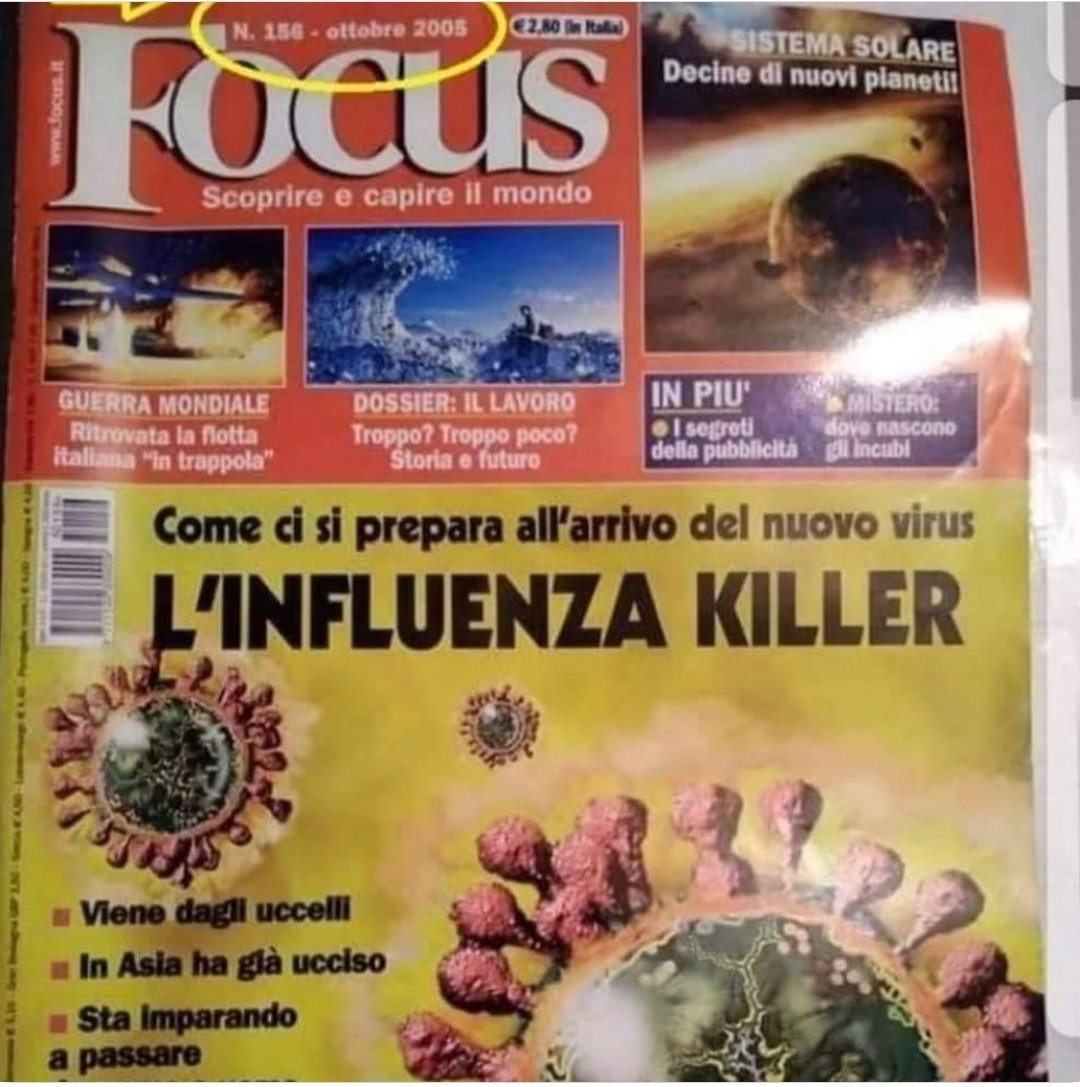 taila44991038's tweet photo. La storia di ripete: correva l'anno 2005
#Covid_19
#Faucigate https://t.co/Q7sgsahKZx