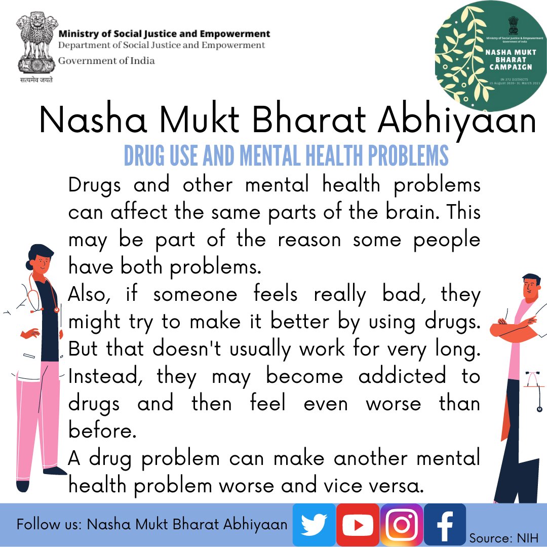 phalswalanuj's tweet photo. DrugUse & Mental Health Issues
#NashaMuktBharatAbhiyaan
#nashamuktbharatabhiyaan #saynotosmoking
#hopeagainstdope #->ReachPurpose
#ElonMusk #YSLBEAUTYTH #obeyme #KemanainDanaHajinya #China #bluetherapy #59chineseapp #PriyaMani #zerodha #TheFamilyManSeason2 #Manoj #HBDSPB #RIP https://t.co/wi0vUj39ot