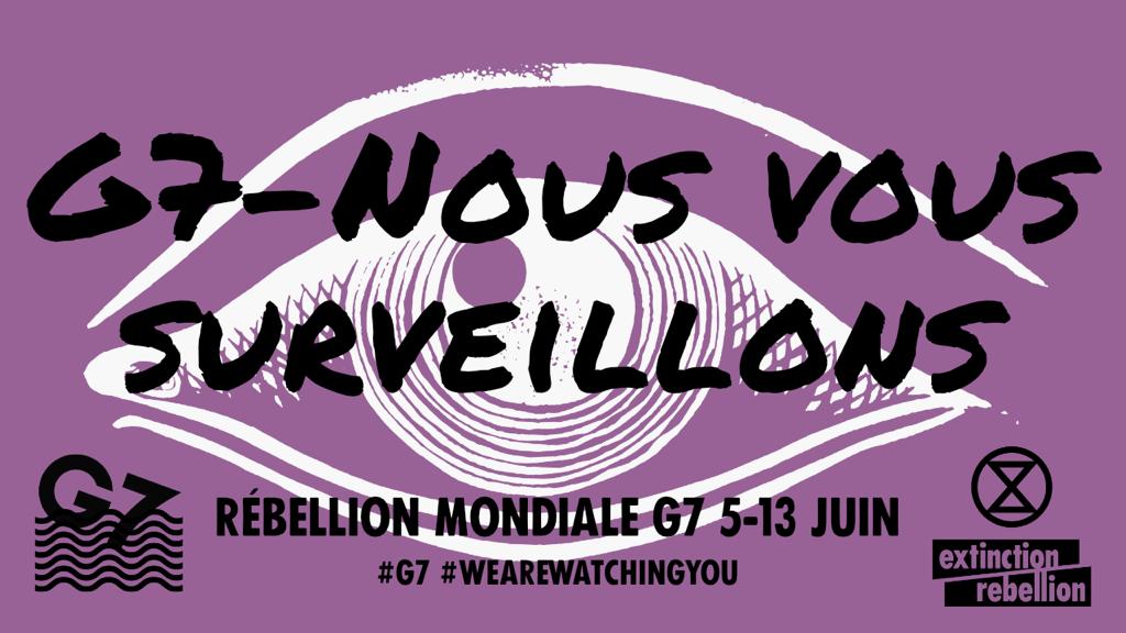 XMinova's tweet photo. #G7 #WeAreWatchingYou
G7-Nous vous surveillons
Nous en avons assez de vos mots polis, achetés à grands frais auprès de vos groupes de réflexion habiles. Ns sommes épuisés par vos plans tordus pour continuer comme d'habitude, tout en vs faisant passer pour la saveur de la planète https://t.co/4zYewXd5lW