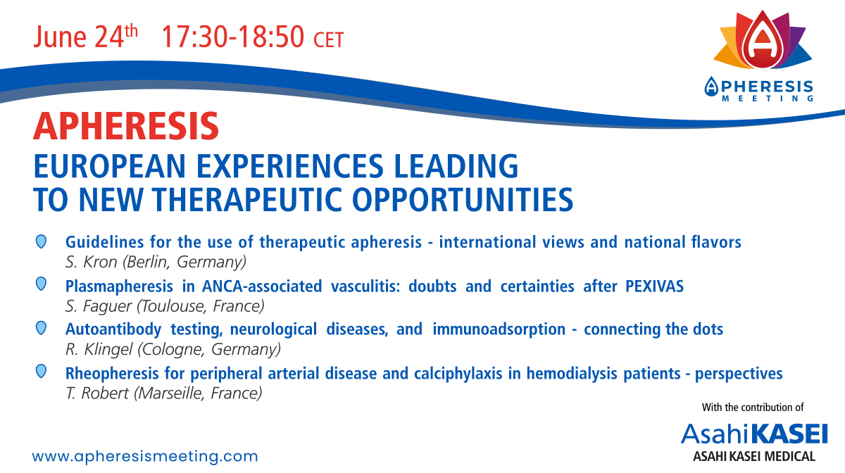 IzasaMedical's tweet photo. Desde #IzasaHospital os invitamos el próximo 24 de junio al segundo #ApheresisMeeting, un webinar dedicado a #AféresisTerapéutica, donde exploraremos los diferentes avances en procedimientos y perspectivas técnicas.

Accede▶️https://t.co/oFcTfpqHwF

#plasmaferesis #rheoaféresis https://t.co/9991eMUMec