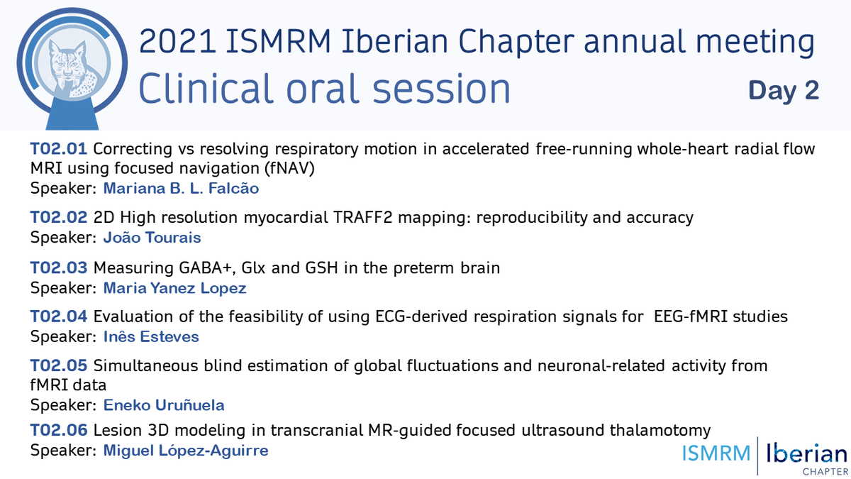 ISMRMIberian's tweet photo. ☀️ᕼOᒪᗩ/Oᒪá ᗩᗰIG@S 😺

Our 1st #ISMRM_Iberian Chapter annual meeting will be held online💻over 2 days (ᒍᑌᑎE 16-17) and includes 🌟pre-clinical and clinical🌟 plenary, oral and poster sessions 🐁🩺🧠🫀  🧲

ᖇEGISTEᖇ here:
🌐https://t.co/O3zAr6l2cP

#ISMRM21 @ISMRM https://t.co/a2hw4fdL3V