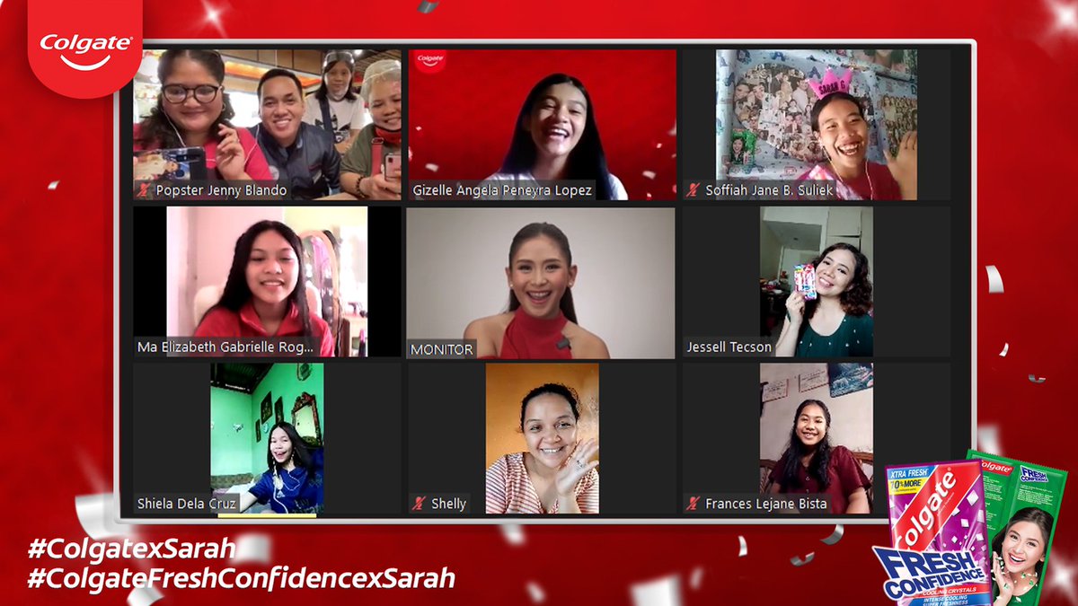 Thank you so much po <a href="/ColgatePH/">Colgate Philippines</a> 
Ganda mo Love! <a href="/JustSarahG/">Sarah Geronimo</a>  I Love You!
Kuya <a href="/PopsterBCJ15/">PopsterBarrie_ TEAMSARAH4ever🌻❤️</a> ate creamy <a href="/MarideDominado4/">Creamy</a> mhyda <a href="/mhydz24/">mhydz</a> 

#ProudPopster 
#ILoveColgate