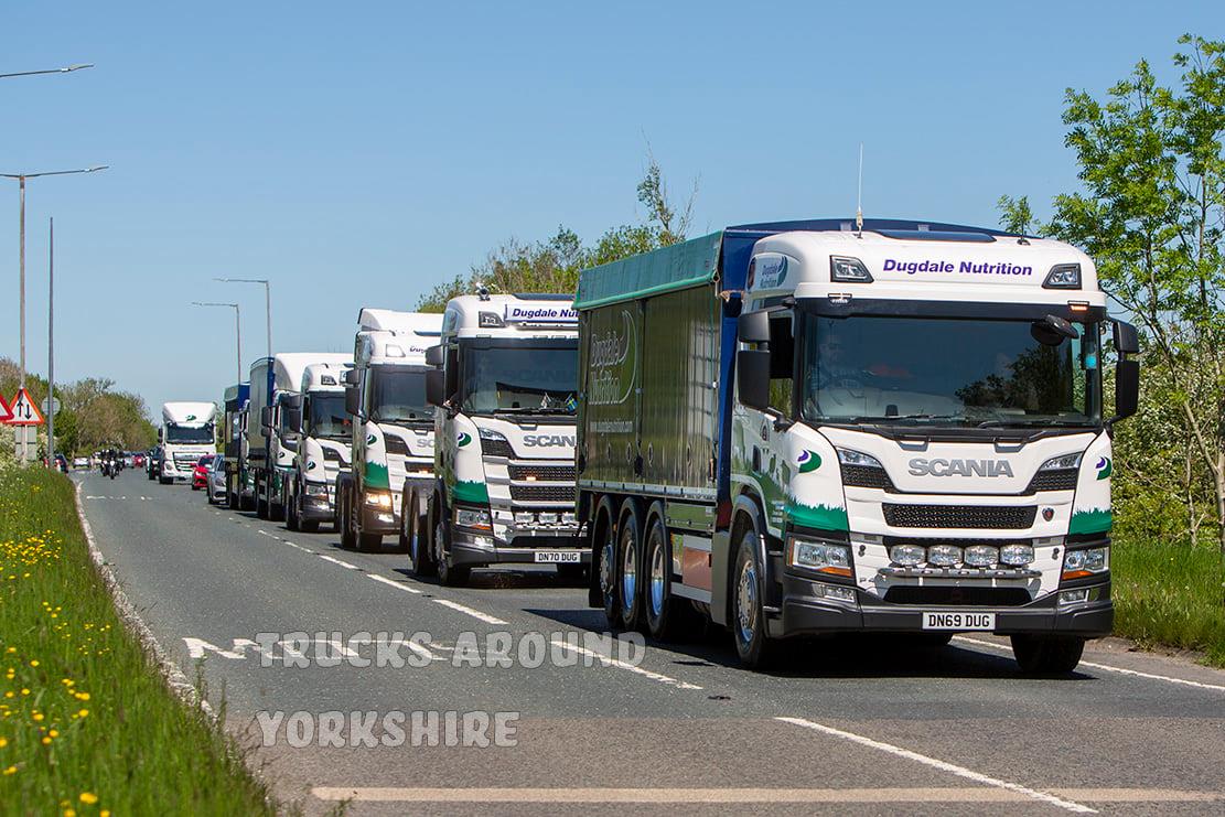 DN_Clitheroe's tweet image. Thank you very much Trucks around Yorkshire for these brilliant photographs of our wagons taking part in Joe's Truck Convoy on Sunday 30th May 🤩👌🏼☀️🚛
#trucking #trucks #scania #volvo #truckrun #clitheroe #joestruckconvoy