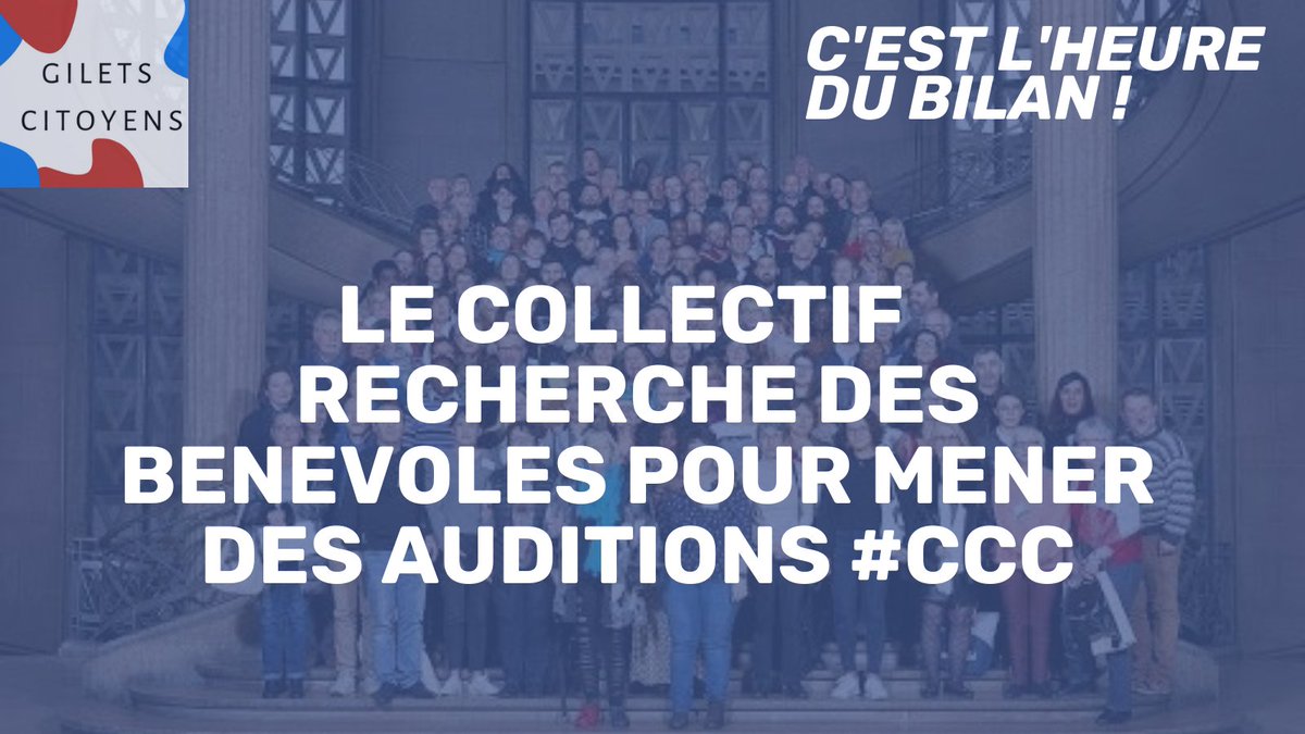 #Mission Nous recherchons activement des bénévoles pour mener une trentaine d'auditions des parties prenantes à la CCC et organiser un événement en ligne visant à en restituer les résultats. N'hésitez pas à relayer.
Fiche de mission : drive.google.com/file/d/16w77yA…