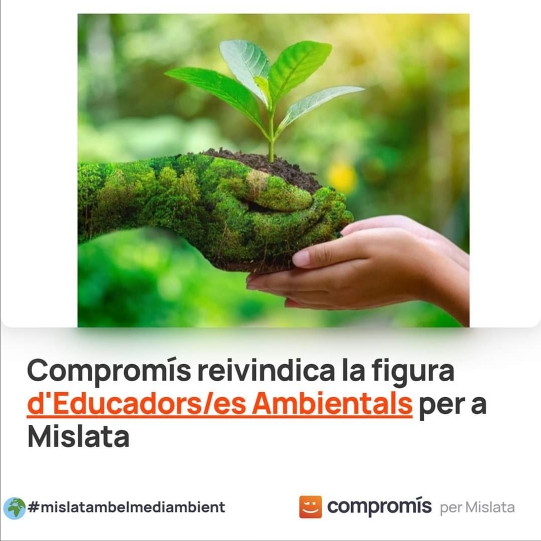 CompromisMis's tweet photo. @Javier_Gilmar ha traslladat a l'equip de govern la necessitat de contractar educadors i educadores ambientals. Cal formar-nos com a societat i aprendre, ja què l'educació ambiental és una assignatura pendent que hem de superar🌍
5 de Juny #DiaMundialDelMediAmbient https://t.co/kVDFdyrwAf