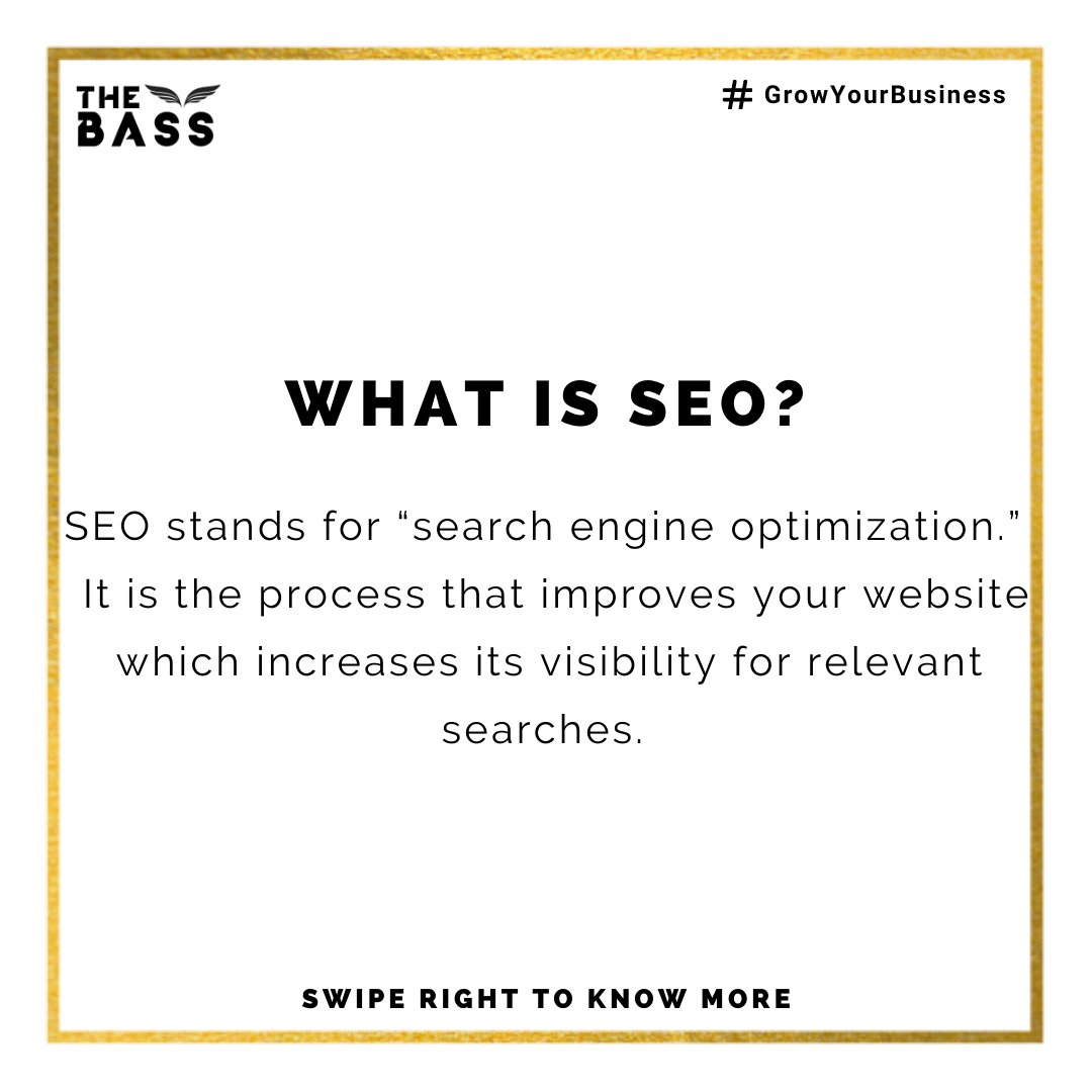 BASSNextIn's tweet photo. Search Engine Optimization can boost up the visibility of your Website and Social Media Platforms efficiently. 
The BASS provides SEO amongst the other Digital Marketing services. Want to know more about it? DM or Visit our Website now! 

#digitalmarketing #seo https://t.co/Adef2MPI8y
