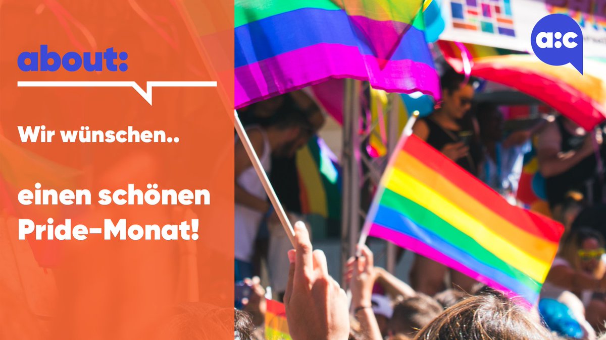 about_comm's tweet photo. Juni ist #pride  Monat!

Diversität bereichert unsere Gesellschaft. Aber auch im Jahr 2021 bleibt die Diskriminierung von #queeren Menschen ein Thema. Uns ist es wichtig ein offenes, tolerantes und buntes Weltbild stark zu kommunizieren. In dem Sinne sagen wir: seid stolz! https://t.co/wmKjn3kiAc