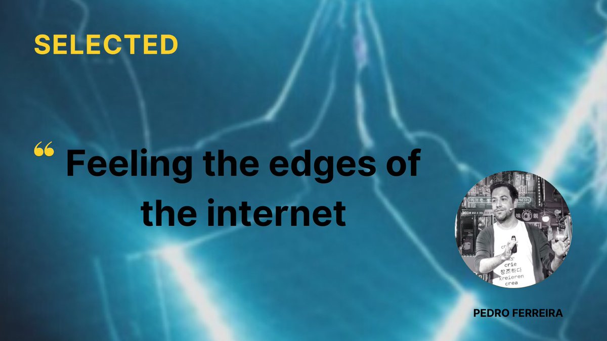 Feeling the edges of the internet. Are you ready for a deep dive into the Internet of Touch? By <a href="/pedrogmferreira/">Pedro Ferreira</a> 

📖 Read it now: smrs.link/t80z0m

Featuring mentions of <a href="/HaptX/">HaptX</a> <a href="/Woojer/">Woojer- Born to Feel</a> <a href="/CuteCircuit/">CuteCircuit</a> <a href="/bHaptics/">bHaptics</a> <a href="/Newimages_Paris/">NewImages Festival</a> <a href="/MuseumNext/">No Longer Active on this Platform</a>