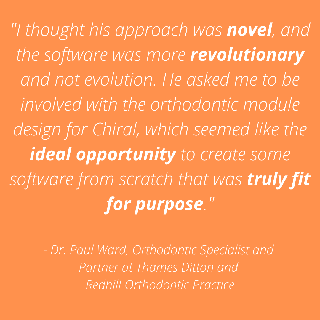 ChiralSystems's tweet photo. In the latest edition of our Spotlight Series, we spoke to Dr. Paul Ward about all things dental and why he chose Chiral Cloud for his practice --> https://t.co/zOV40mk3Ht 
#cloudcomputing #digitaldentistry #dentalpracticemanagementsoftware https://t.co/xbL6Ba62cc