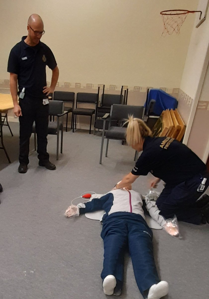 We finally get to do some CPR training 🤣