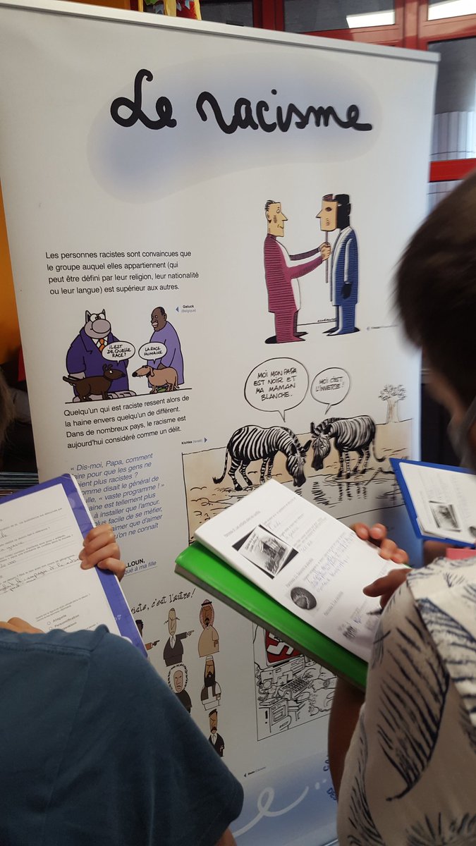 CDIBalzac61's tweet photo. Dans le cadre de leur #ParcoursCitoyen, les élèves de 4ème découvrent l'exposition #cartooningforpeace. Un moyen efficace de s'approprier les valeurs de la République et de réfléchir à la notion de liberté sous l'angle du dessin de presse. 
@CollegeBalzac61 
@CartooningPeace https://t.co/B3yTM1AFeo