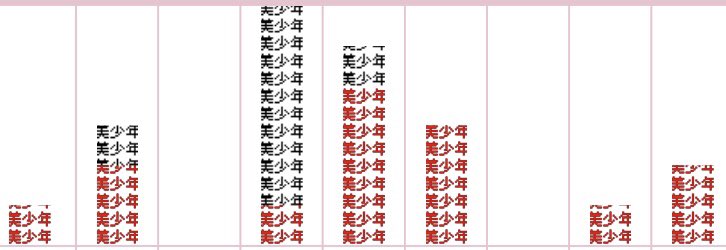 WEB拍手押されるたび美少年グラフがたまるので気軽に押して欲しい〜 