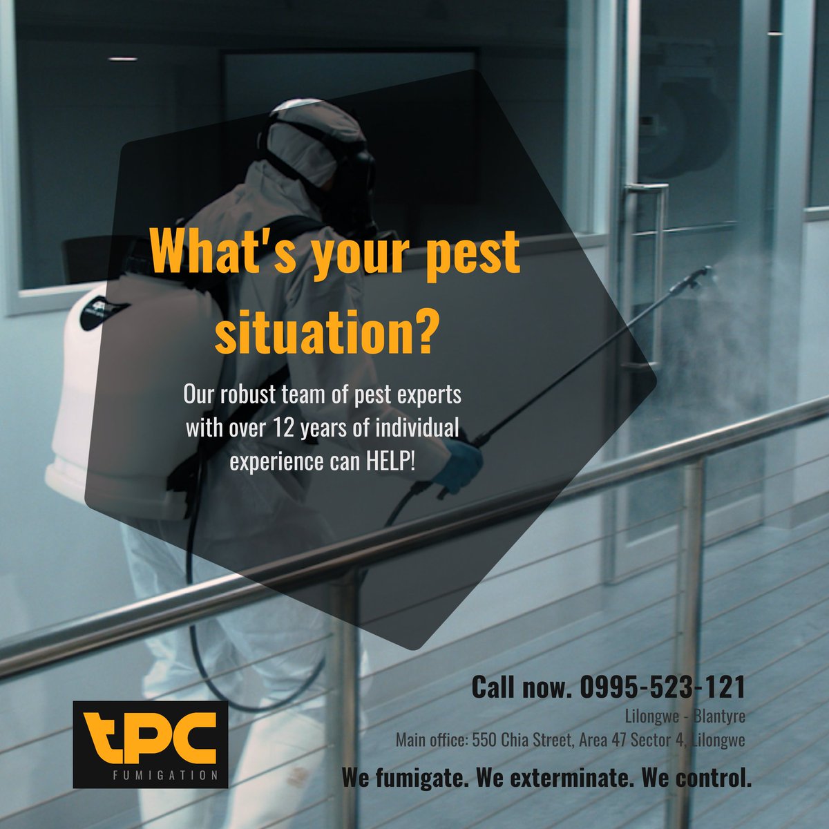 tpcfumigation's tweet image. #WeFumigate  #WeExterminate #WeControl