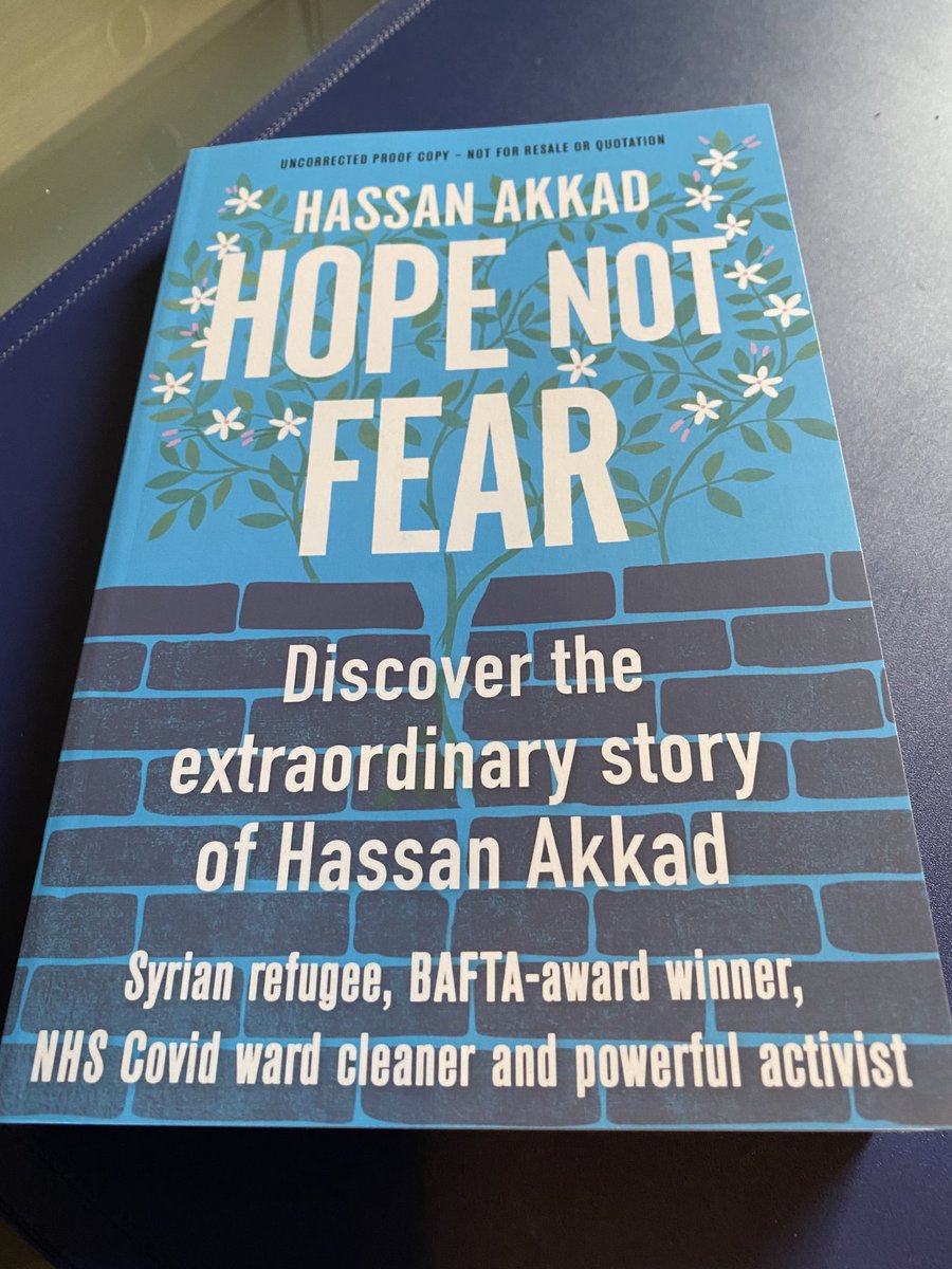 This just arrived - the extraordinary story of ⁦my friend ⁦<a href="/HassanAkkad/">Hassan Akkad</a>⁩ , a refugee from Syria who worked as a hospital cleaner at the height of Covid and taught us as much as anyone about our own society.