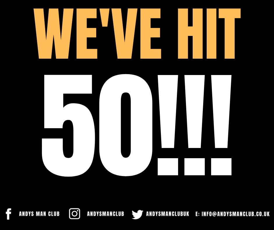 andysmanclubuk's tweet photo. WE ARE BUZZING TO ANNOUNCE... 🥳

That we now have...

50 CLUBS NATIONWIDE 🥳🙌🏽

When AMC started we set a goal to open 10 clubs nationwide within our first 5 years...

WE ARE PROUD TO SAY WE HAVE SMASHED THAT!!!

With two new clubs opening on Monday night...

(1/2) https://t.co/Dm0NhL7BaH