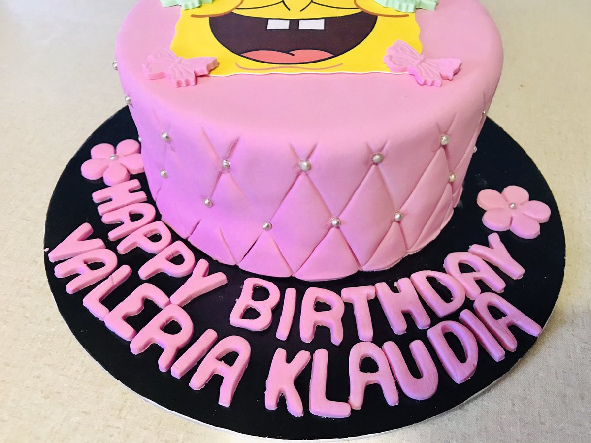 Girly Spongebob Birthday Cakes