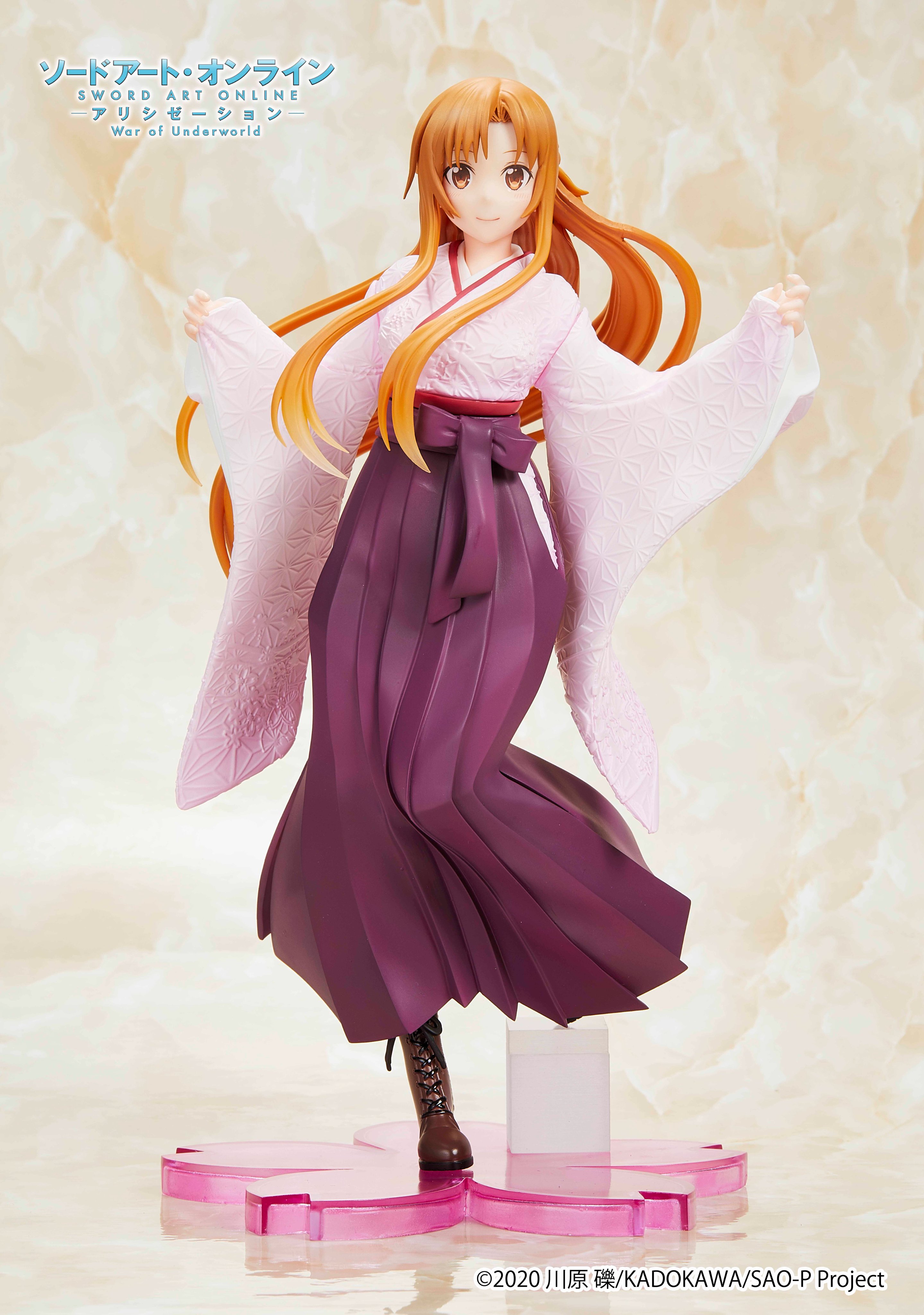 タイトートイズ 速報 Coreful フィギュアより ソードアート オンライン アリシゼーション War Of Underworld の 明日奈 が和装姿でフィギュア化決定 細かな模様が入った着物がとっても綺麗 大きくなびく髪の毛も圧巻です 9月