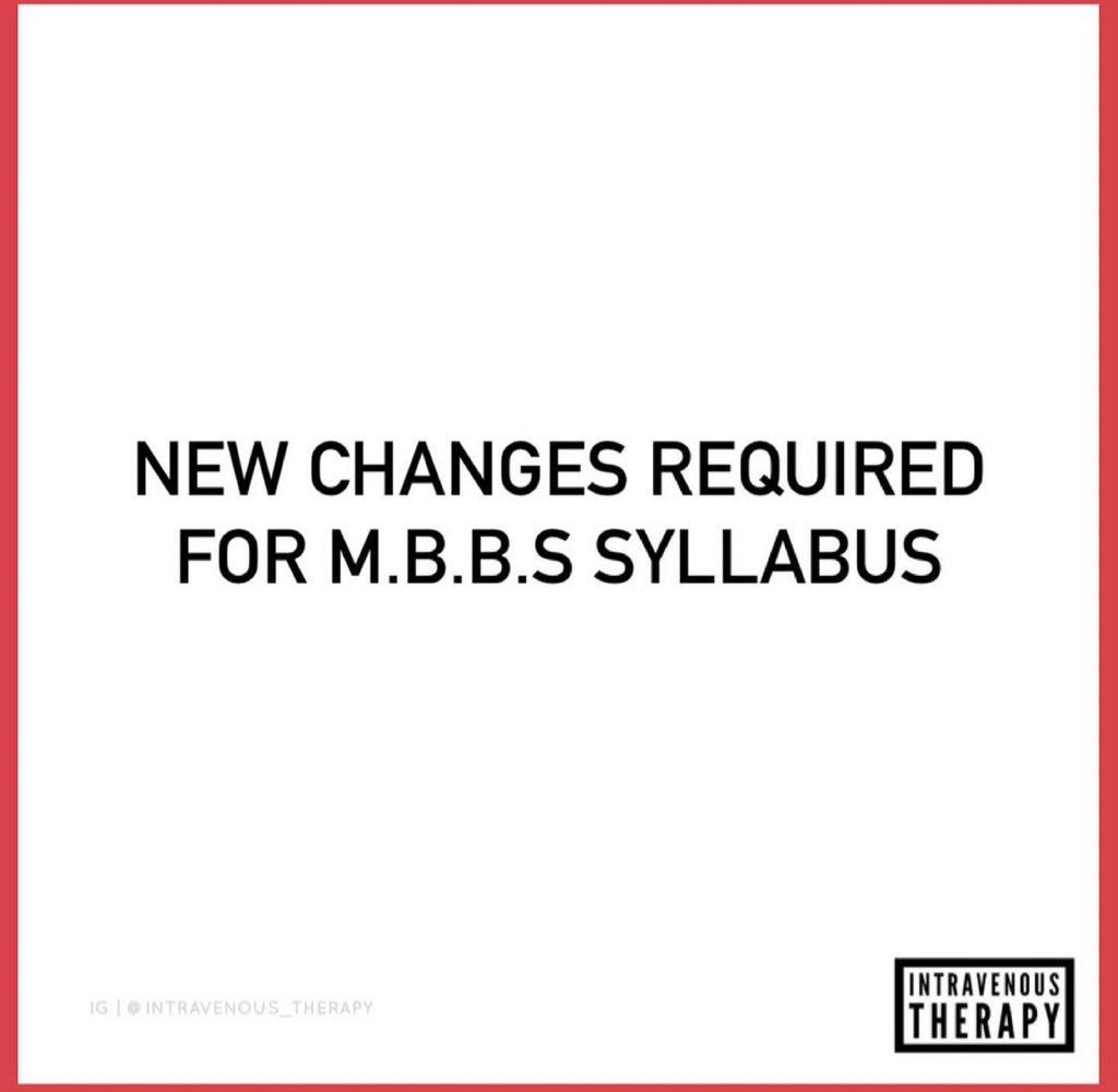 DrMahparaK's tweet image. NEW CHANGES FOR MBBS SYllabus be like ..! ☝️👌🙌🏻🙌🏻🙌🏻 #MedTwitter #standwithdoctors