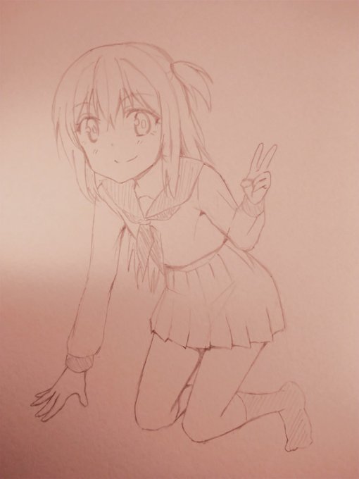 たまにはアナログでお絵描きしよう。
描けなくなっちゃうからね。 