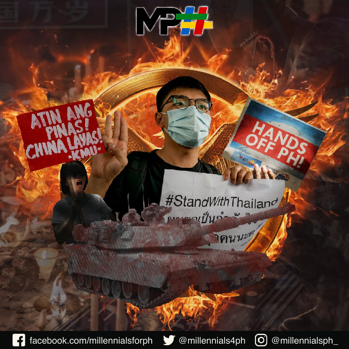 millennials4PH's tweet photo. WE WILL NEVER FORGET! WE WILL ALWAYS REMEMBER!
Millennials PH stands in solidarity in commemorating the horrendous Tiananmen Square Massacre that took place exactly 32 years ago.
#6432Justice
#ChinaLayas
#June4th
#MillennialsPH https://t.co/tz5j5xF0sB