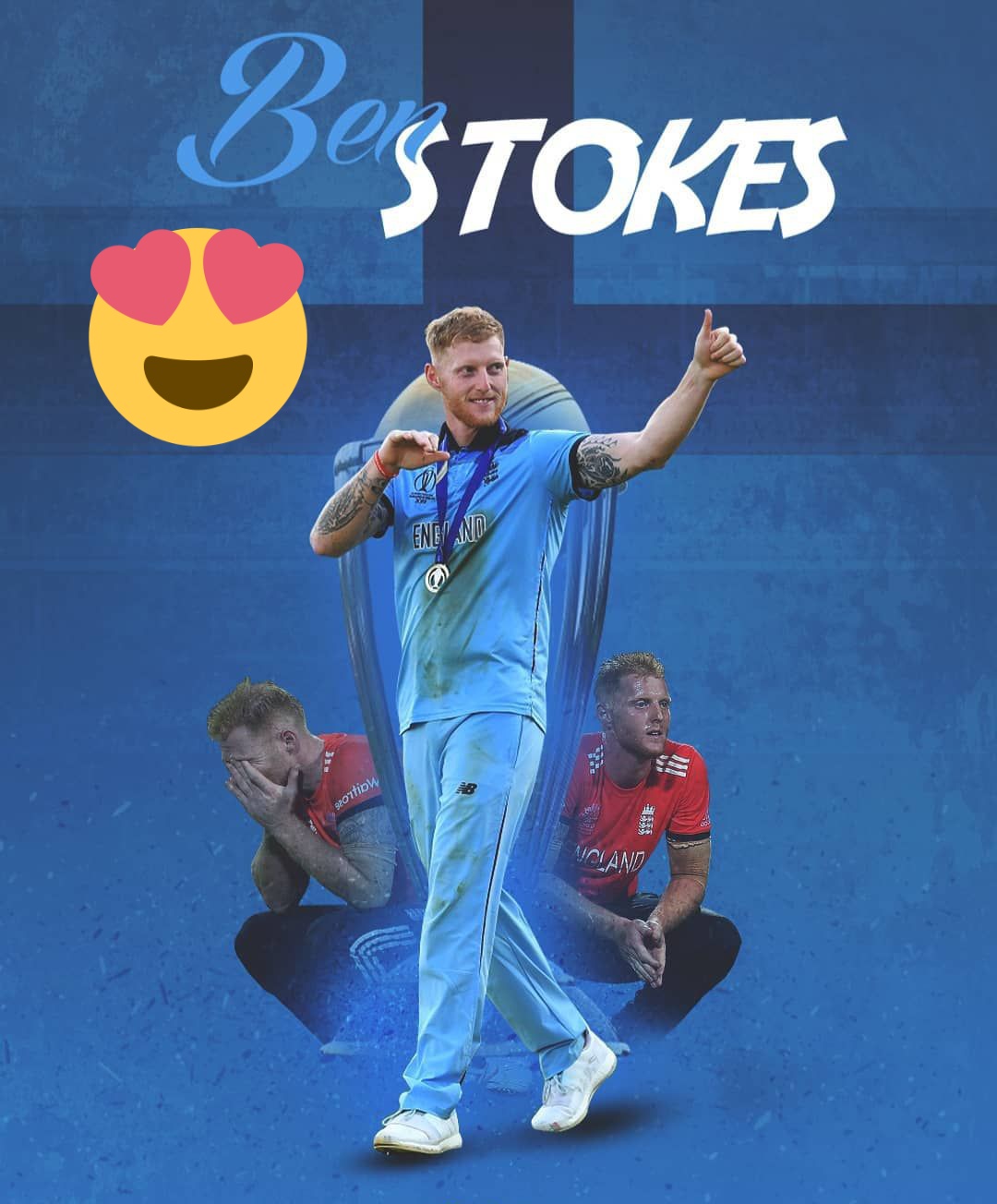  Happy birthday Ben Stokes sir I am your huge fan from India and you are my inspiration 