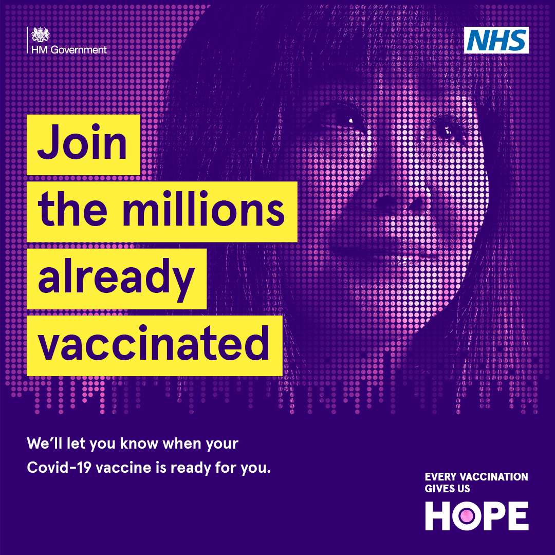 Join the millions already vaccinated against Covid-19.