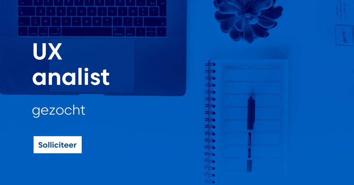 Nog steeds op zoek naar een UX analist. Ben jij of ken jij de ideale persoon? Place to be is mrln.gent/3oA91kp 
#vacature #uxanalist