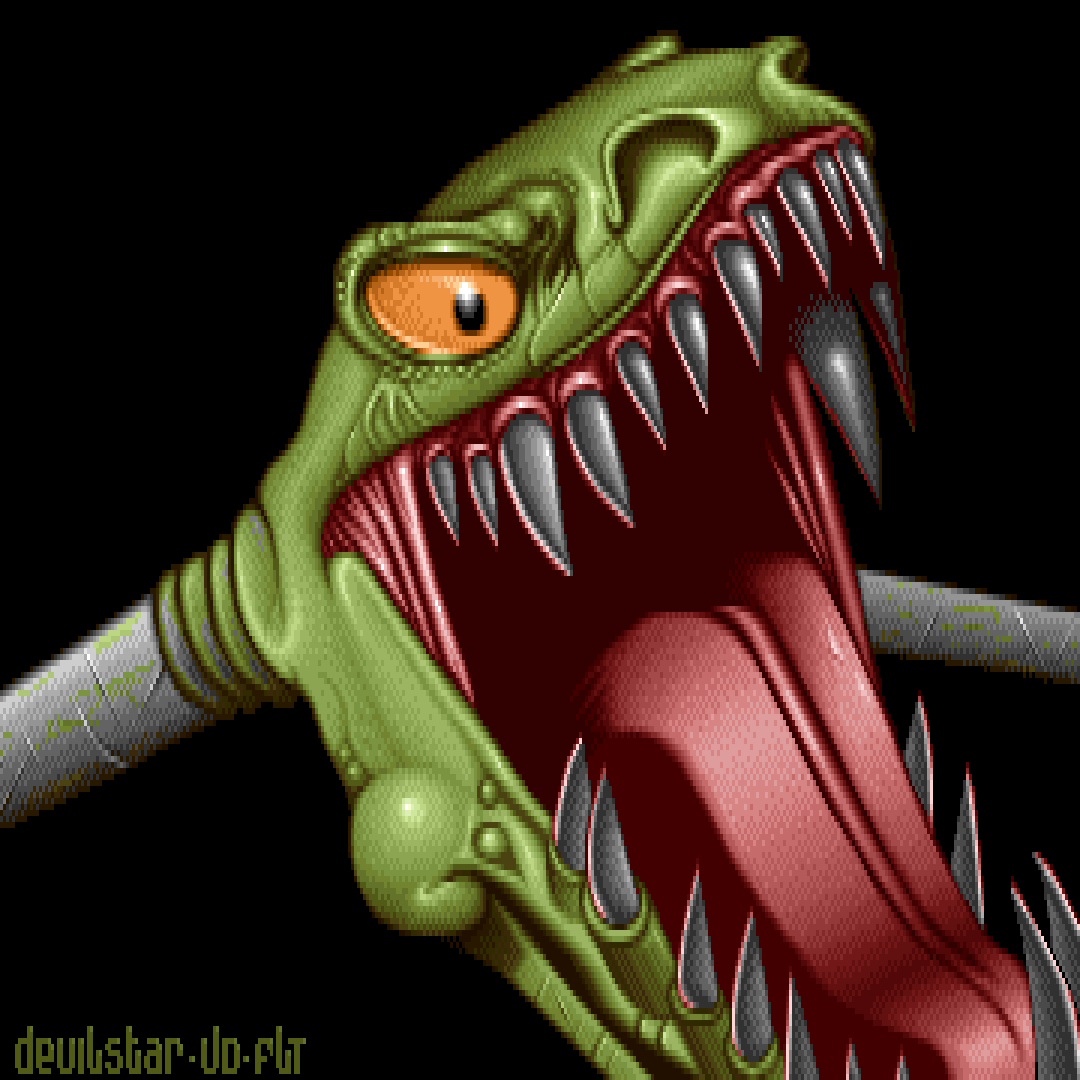 MastersPixelArt's tweet photo. Presenting the great #Amiga #pixelartist Devilstar 🇩🇰 #Denmark - oldskool #demoscene #pixelart ⭐️ We're proud to feature your art in #themastersofpixelart volume 1 💚 books, packs &amp; more >> https://t.co/65qJMXgyfy 🌍 worldwide shipping! #nicepixel #snake #frog #fantasy https://t.co/YRIWtvpGZl