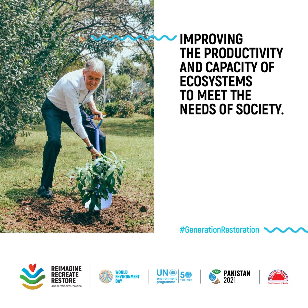 “Let's nurture nature so that we can have a better future.” #WorldEnvironmentDay  #GenerationRestoration