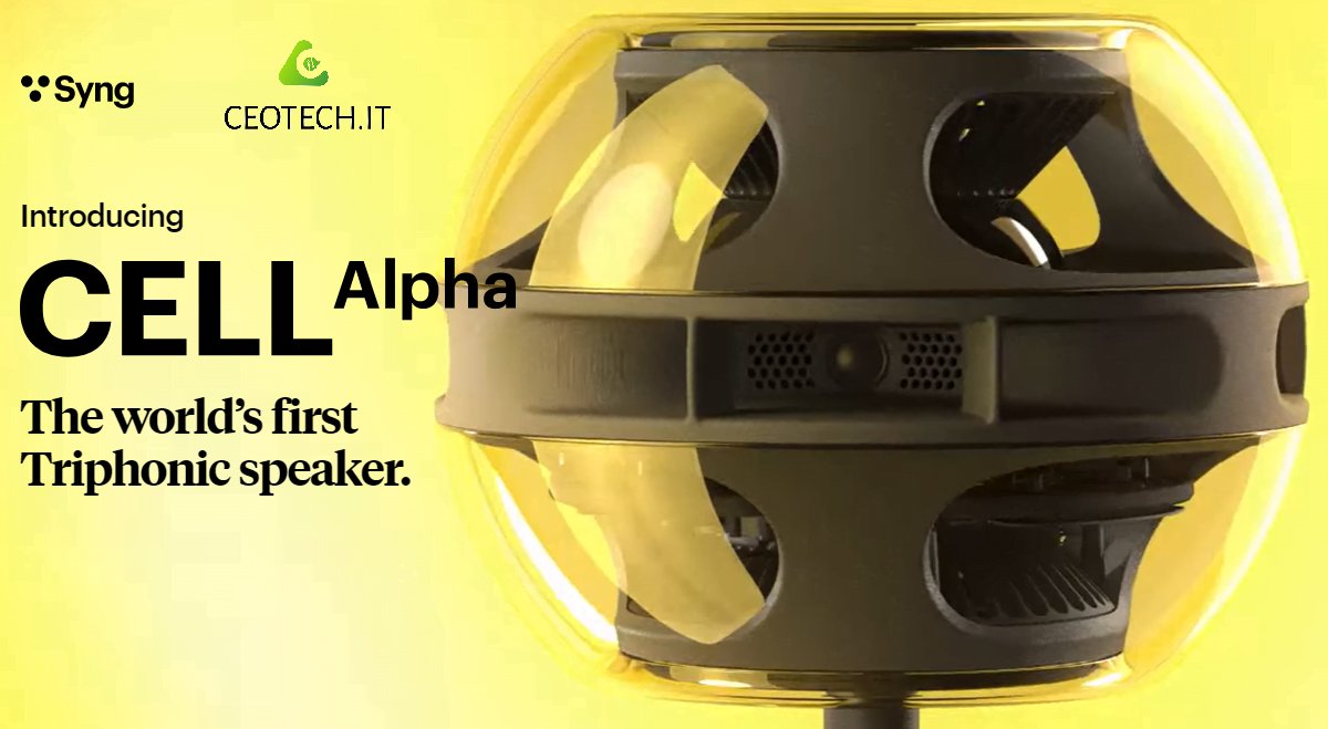 CeotechI's tweet photo. Syng CELL Alpha - Il primo speaker Trifonico al mondo...
-
#technology #innovation #speaker #syng #syngcell #syngcellalpha #cellalpha #syngspeaker #apple #highfidelity #dolbyatmos #spatialaudio #music #audio #motivation #speakers #author #speakerbluetoot
https://t.co/mNIsRJptF1 https://t.co/NDrpiYpPqk