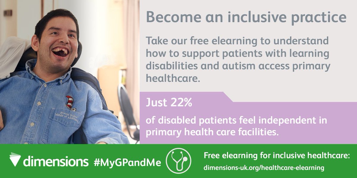 Yesterday we officially launched our new #MyGPandMe elearning! This training is free to take online and provides primary healthcare staff with the information they need to be more inclusive and accessible for patients with a learning disability and autism lght.ly/40c1a3c