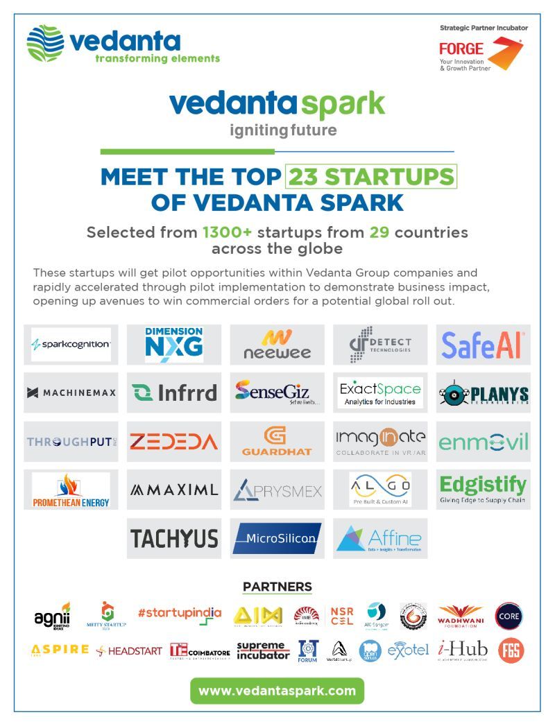 iitm_respark's tweet photo. A hearty congratulations to our associates at @DetectTechAI for being selected amongst the Top 23 startups of @VedantaSpark
#IITMRP #DetectTechnologies #Digitaltransformation #artificialintelligence #deeptech #industrialautomation #oilandgasindustry #iot #innovation @IITMIC https://t.co/hGZJ2fJjIu