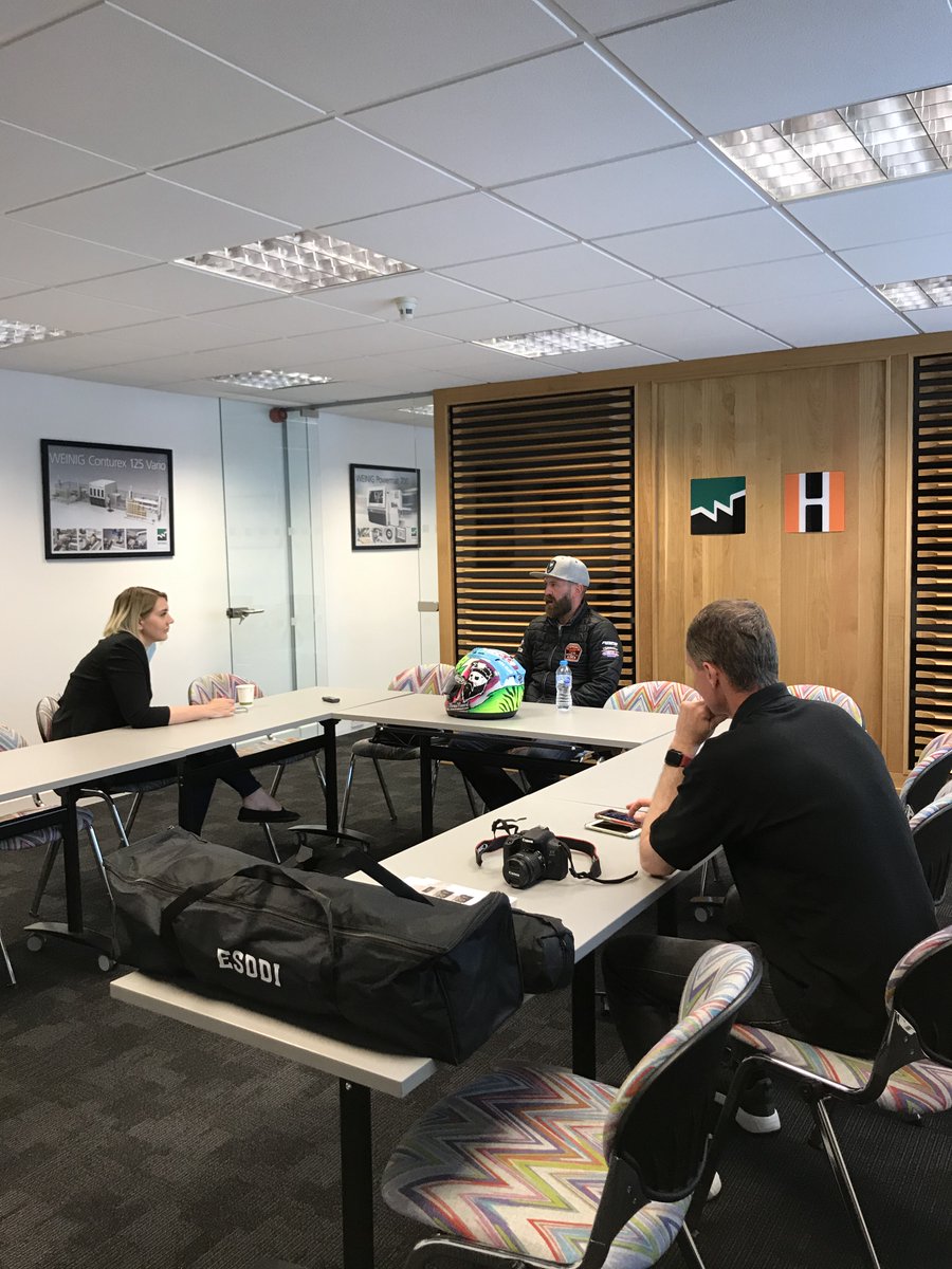Today we have a special guest at WUK! Interview being conducted with Jamie Coward ahead of racing this weekend! 🏁🏍️ #racing