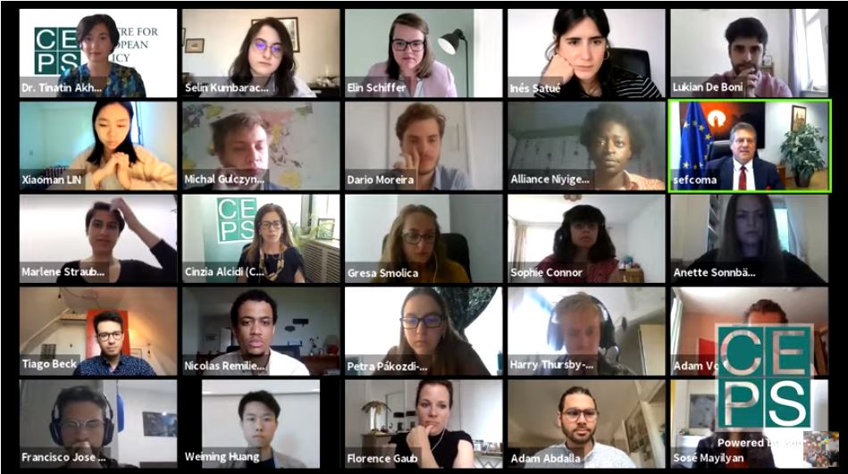 triggerproject1's tweet photo. ๐ด Live with the @CEPS_thinktank Young Thinkers!
Ask your questions on Twitter using the hashtags #Over2Youth and #Over2You https://t.co/gpBpZu5QZs