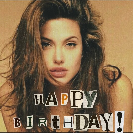 Happy Birthday to the one and only, Queen Angelina Jolie.    