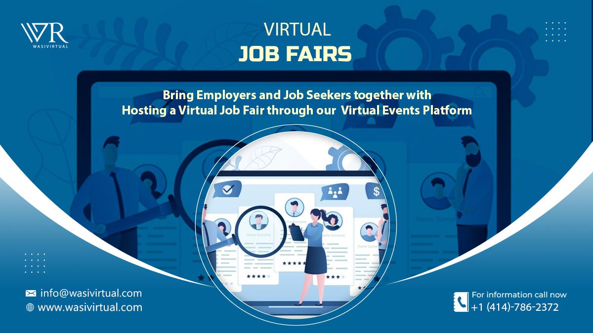 WasiVirtual's tweet image. Wondering how to start the hiring process? Host a Virtual Job Fair and attract Global Candidates!
#Virtual #Jobsfair is a contemporary approach to enhance employment opportunities. #virtualevents #Milwaukee #USA