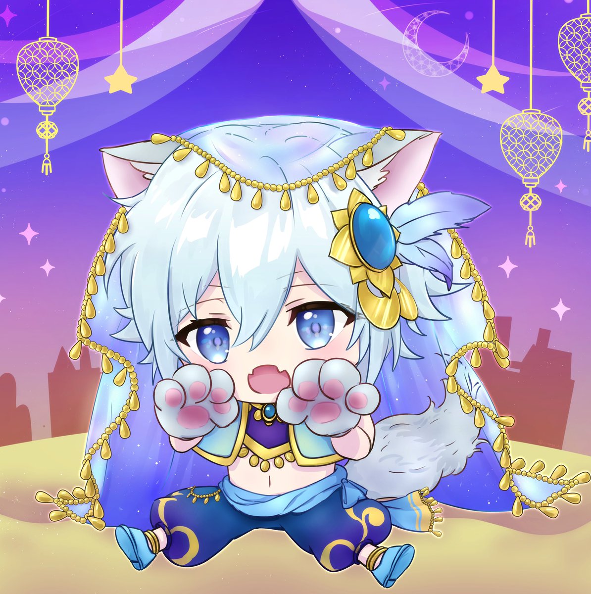「にゃんじゃ🍀

#IDOLiSH7
#四葉環 」|yasu..* ੈ✩‧₊˚のイラスト